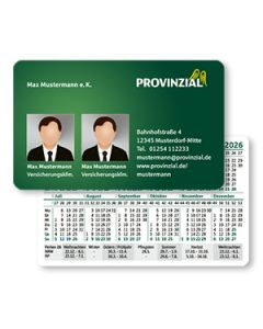 Kartentaschenkalender 2 Fotos
